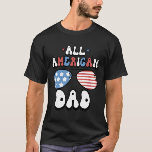 Alle amerikanischen Vater 4. Juli US Flag Sonnenbr T-Shirt