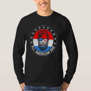 Alle amerikanischen Vater Glückwunsch Vater Tag 4. T-Shirt