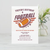 Alle amerikanischer Fußball-Einladung Einladung (Stehend Vorderseite)