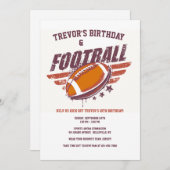 Alle amerikanischer Fußball-Einladung Einladung (Vorne/Hinten)