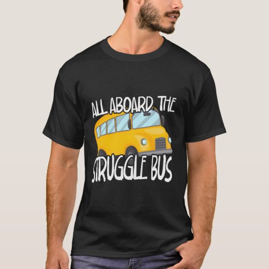 Alle an Bord der Bus-Bus-Schule Bus-Driver Cape T-Shirt (Vorderseite)