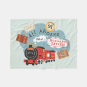 Alle an Bord der Hogwarts Express Fleecedecke (Vorderseite (Horizontal))