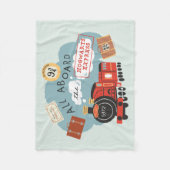 Alle an Bord der Hogwarts Express Fleecedecke (Vorderseite)