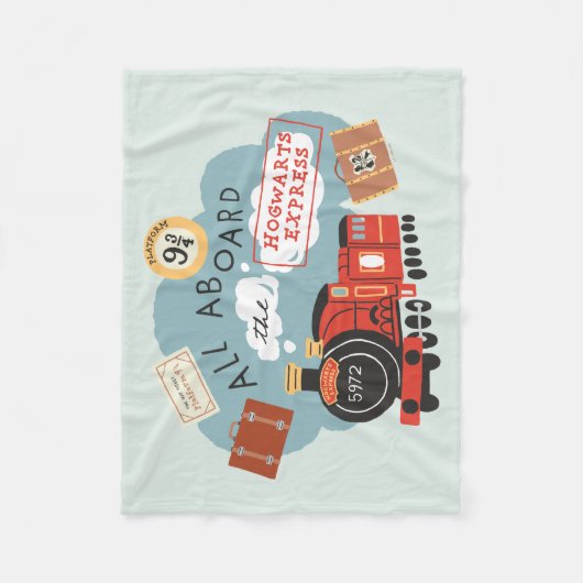 Alle an Bord der Hogwarts Express Fleecedecke (Vorderseite)