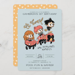 Alle an Bord der Hogwarts Express Geburtstag Einladung