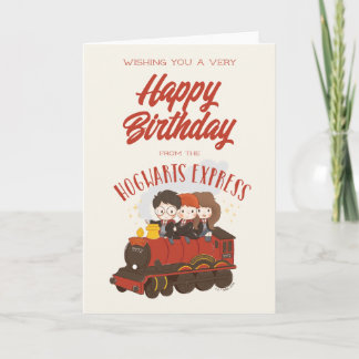 Alle an Bord der Hogwarts Express Magical Birthday Karte