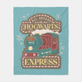 Alle an Bord des HOGWARTS™ Express Weihnachtskochs Fleecedecke (Vorderseite)