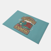 Alle an Bord des HOGWARTS™ Express Weihnachtskochs Fußmatte (Schrägansicht)