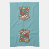 Alle an Bord des HOGWARTS™ Express Weihnachtskochs Geschirrtuch (Vertikal)