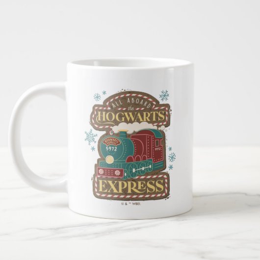Alle an Bord des HOGWARTS™ Express Weihnachtskochs Jumbo-Tasse (Links)