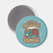 Alle an Bord des HOGWARTS™ Express Weihnachtskochs Magnet (Vorderseite/Rückseite)