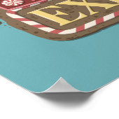 Alle an Bord des HOGWARTS™ Express Weihnachtskochs Poster (Ecke)