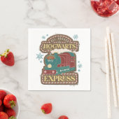 Alle an Bord des HOGWARTS™ Express Weihnachtskochs Serviette (Beispiel)