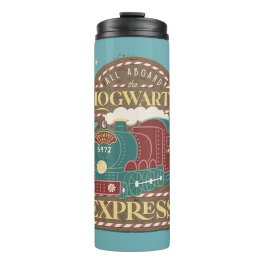 Alle an Bord des HOGWARTS™ Express Weihnachtskochs Thermosbecher (Vorderseite)