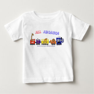 Alle an Bord des Spaß-Zugs! Baby T-shirt
