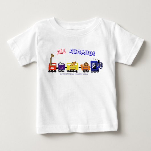 Alle an Bord des Spaß-Zugs! Baby T-shirt (Vorderseite)