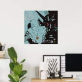 Alle an Bord Mosaik Poster (Heimbüro)