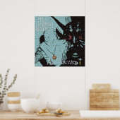 Alle an Bord Mosaik Poster (Küche)