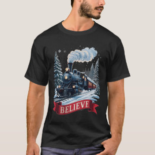 Alle an Bord Polar Express Weihnachten Nordpol Xma T-Shirt
