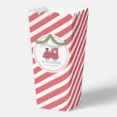 Alle an Bord Weihnachts-Dampfzug Birthday Popcorn Geschenkschachtel (Rückseite)