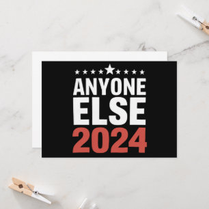 Alle anderen 2024 Wahlkampagne, politisch lustig Einladung