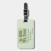 Alle anderen müssen die Gepäckmarke mitbringen Gepäckanhänger (Vorderseite vertikal)