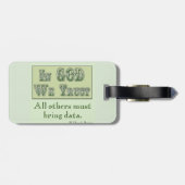 Alle anderen müssen die Gepäckmarke mitbringen Gepäckanhänger (Rückseite horizontal)