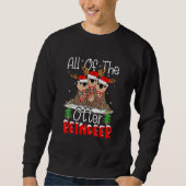 Alle anderen Rentiere Niedlicher Santa Rentier Ott Sweatshirt (Vorderseite)