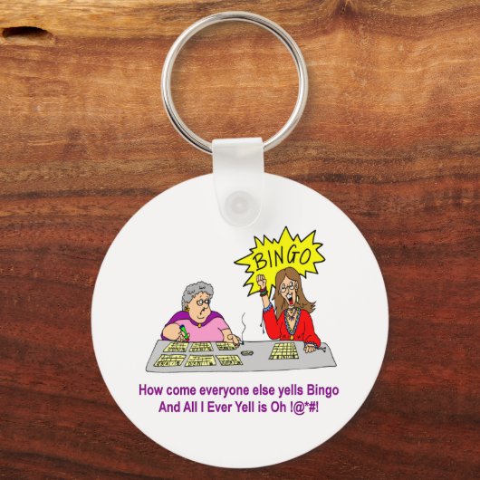 Alle anderen Yells Bingo Schlüsselanhänger (Vorderseite)