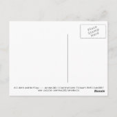 Alle Arbeiten und kein Spiel Postkarte (Rückseite)