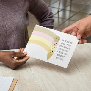 Alle Aromen der Inspiration Post Card Postkarte