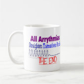 Alle Arrhythmie richten sich BEENDEN heraus gerade Kaffeetasse (Links)