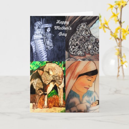 ALLE ART VON MUTTER-Karte Karte (Gelbe Blume)