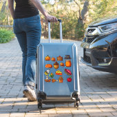 Alle Arten von Lebensmitteln Aufkleber (Koffer Insitu)