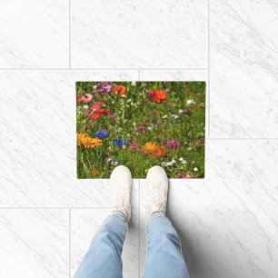 alle Arten von schönen Blume Fußmatte
