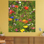 alle Arten von schönen Blume Leinwanddruck (Insitu (Wohnzimmer))