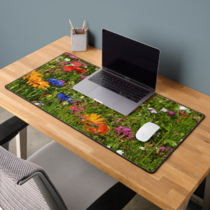 alle Arten von schönen Blume Schreibtischunterlage
