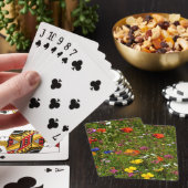 alle Arten von schönen Blume Spielkarten (In Situ)