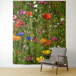 alle Arten von schönen Blume Wandteppich