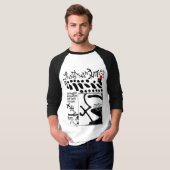 Alle Asemic die ganze Zeit Version 1 (AAATT1) T-Shirt (Vorne ganz)