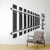 Alle auf der Spur Wandteppich (Beispiel (Horizontal))