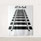 Alle auf der Spur Wandteppich (Vorderseite)