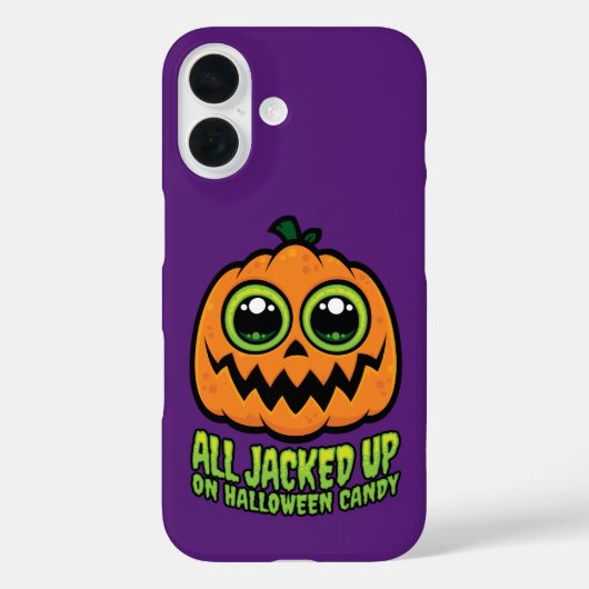 Alle auf Halloween Candy Funny Pumpkin eingeklopft Case-Mate iPhone Hülle (Rückseite)