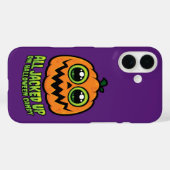 Alle auf Halloween Candy Funny Pumpkin eingeklopft Case-Mate iPhone Hülle (Rückseite (Horizontal))
