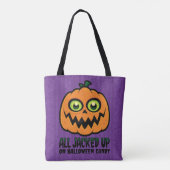 Alle auf Halloween Candy Jack-O' Lantern eingeklem Tasche (Rückseite)