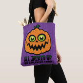Alle auf Halloween Candy Jack-O' Lantern eingeklem Tasche (Von Nahem)