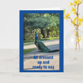 ALLE AUFGESCHÜTZT/BEREIT ZU SAGEN GLÜCKLICHSTEN GE KARTE (Gelbe Blume)