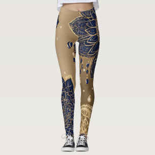 Alle Augen auf Blue AI art Leggings