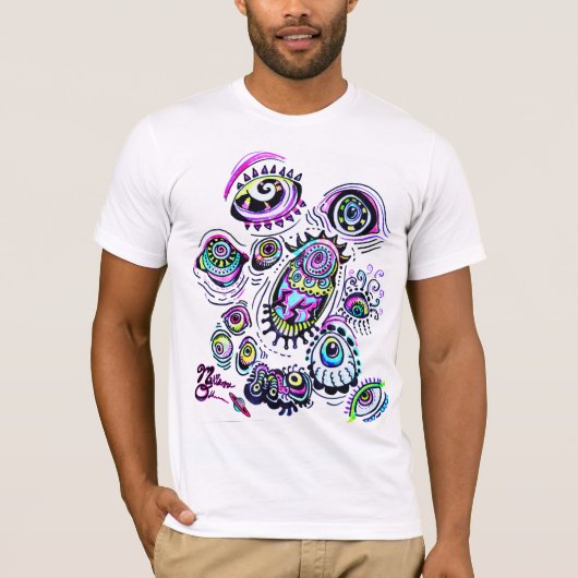 Alle Augen auf Ihrem Color Art M13 T - Shirt (Vorderseite)