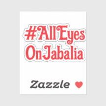 Alle Augen auf Jabalia Vinyl Decal
